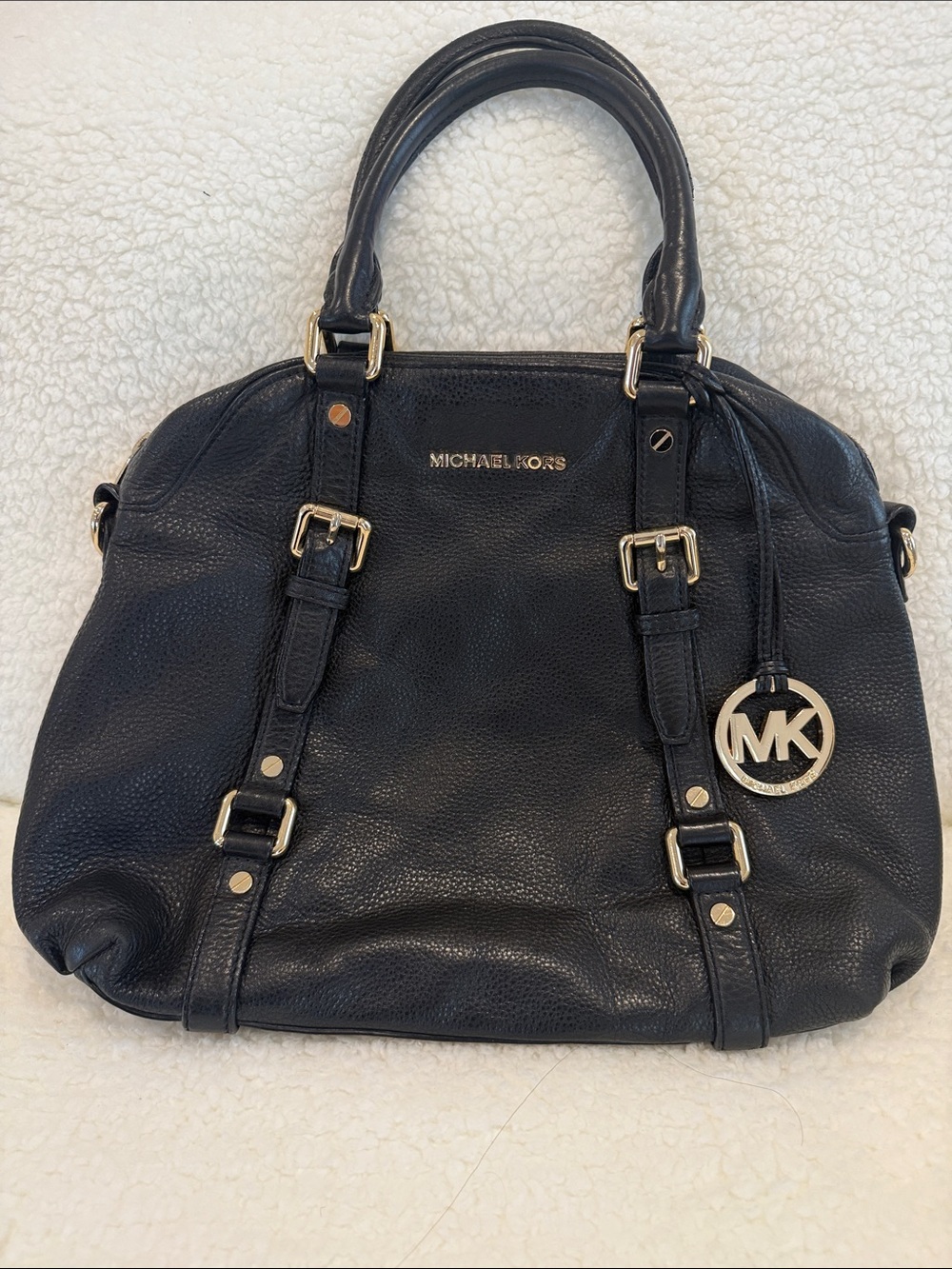 Micheal Kors | Bedford Satchel 
Pebbled leather - large bag - Picture 4 of 12